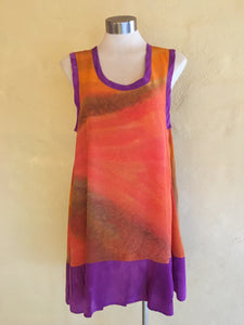 Sleeveless Dress (Orange)